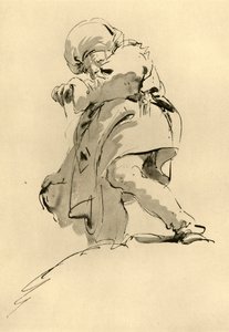 Mies turbaanin kanssa, 1700-luvun puoliväli, 1928 tekijältä Giovanni Battista Tiepolo