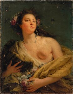 Naisen muotokuva Florana tekijältä Giovanni Battista Tiepolo