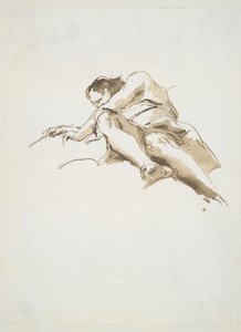 Makaava mieshahmo alhaalta katsottuna tekijältä Giovanni Battista Tiepolo