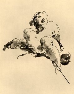 Squatting Youth, 1700-luvun puoliväli, 1928 tekijältä Giovanni Battista Tiepolo