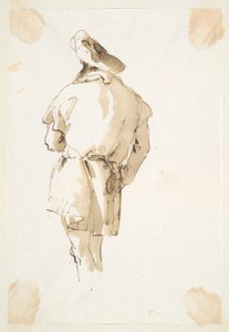 Seisova mieshahmo takaa katsottuna tekijältä Giovanni Battista Tiepolo