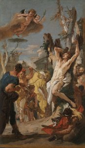 Tutkimus Pyhän Sebastianin marttyyrikuolemalle..., 1739. tekijältä Giovanni Battista Tiepolo