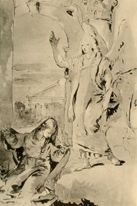 Marian ilmestys, 1700-luvun puoliväli, 1928 tekijältä Giovanni Battista Tiepolo