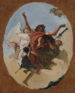 Pyhän Rochuksen apoteoosi tekijältä Giovanni Battista Tiepolo