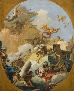 Espanjan monarkian apoteoosi, noin 1765. tekijältä Giovanni Battista Tiepolo