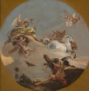 Auroran vaunut, noin 1734 tekijältä Giovanni Battista Tiepolo