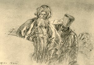 "Kaksi itämaista kauppiasta", 1753, 1928 tekijältä Giovanni Battista Tiepolo