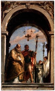 Kaksi pyhää, 1740-1745. tekijältä Giovanni Battista Tiepolo