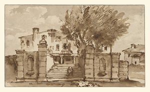 Näkymä huvilasta tekijältä Giovanni Battista Tiepolo