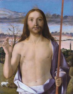 Kristuksen siunaus tekijältä Giovanni Bellini
