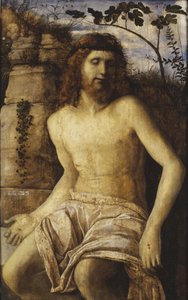 orjantappuroilla kruunattu Kristus, noin 1500 tekijältä Giovanni Bellini