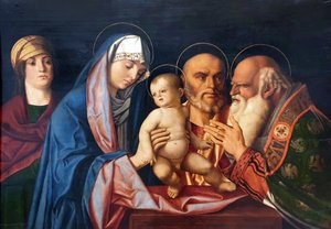 Saksa: Darbringung Christi im Tempel Kristuksen esittäminen temppelissä. tekijältä Giovanni Bellini
