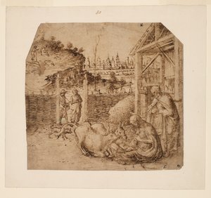 Syntymä, noin 1480 tekijältä Giovanni Bellini