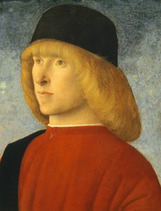 Nuoren senaattorin muotokuva, Giovanni Bellini (1431-36 - 1516), öljytaulu, 35x26,4 cm, n. 1485-1490 tekijältä Giovanni Bellini