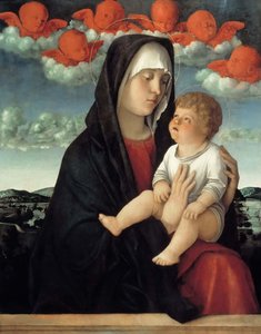 Neitsyt ja lapsi, n. 1500. tekijältä Giovanni Bellini