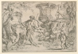 Transienssin allegoria tekijältä Giovanni Benedetto Castiglione