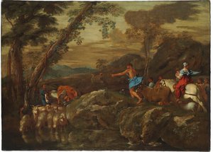 Jaakobin matka, 1633 tekijältä Giovanni Benedetto Castiglione