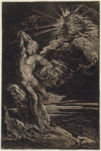 Aatamin luominen tekijältä Giovanni Benedetto Castiglione