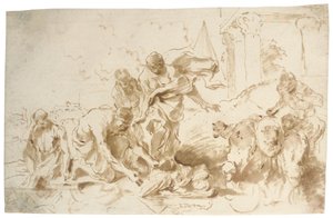 Mooseksen löytäminen tekijältä Giovanni Benedetto Castiglione
