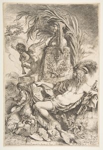 Castiglionen nero, n. 1645-47 julkaistu 1648. tekijältä Giovanni Benedetto Castiglione