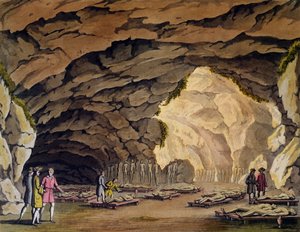 Guancesin hautaluola, Jules Ferrarion "Le Costume Ancien et Moderne", julkaistu Milanossa, noin 1820