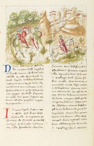 Dekameron, Roomalainen maaseutu; Agnolella pakenee rosvoja, Viides päivä, novelli 3. tekijältä Giovanni Boccaccio