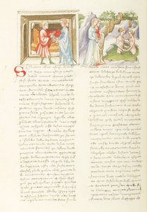 Dekameron, Liaison dangereuse Salabaetto et Jancofiore se baignant, kahdeksas päivä, novelli 10. tekijältä Giovanni Boccaccio