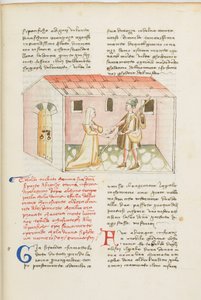 Dekameron, Armenialainen hovimestari - Tedaldo degli Elisei valepuvussa jälleen Ermellinan kanssa, Viides päivä, novelli 7. tekijältä Giovanni Boccaccio
