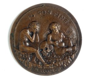 Antonino Pioa kuvaava mitali: verso, Giovanni Boldùn teos, konservoitu Galleria Estense Modenassa tekijältä Giovanni Boldù