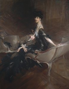 Consuelo Vanderbilt, Marlboroughin herttuatar ja hänen poikansa Lordi Ivor Spencer-Churchill, 1906 tekijältä Giovanni Boldini