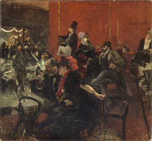Juhlakohtaus, c. 1889 tekijältä Giovanni Boldini