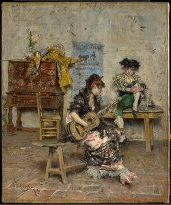 Kitaransoittaja tekijältä Giovanni Boldini