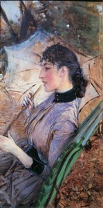 Italia, Firenze, Alaide Bantin profiili tekijältä Giovanni Boldini
