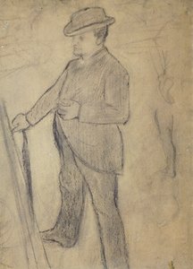 Boldinin muotokuva, Edgar Degas (1834-1917), piirustus tekijältä Giovanni Boldini