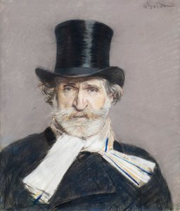 Giuseppe Verdin muotokuva tekijältä Giovanni Boldini