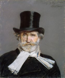 Giuseppe Verdin muotokuva, 1886 tekijältä Giovanni Boldini