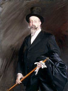 Muotokuva kirjailija Willystä, Henri Gauthier-Villars, tekijältä Giovanni Boldini