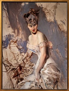 Näyttelijä Alice Regnaultin muotokuva tekijältä Giovanni Boldini