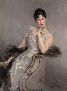 Lady in white Lady in white, 1902. tekijältä Giovanni Boldini