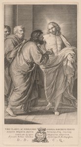 Pyhän Tuomaan uskottomuus tekijältä Giovanni Bottani, after Giuseppe Bottani