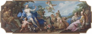 Aurora ja Diana tai kevään allegoriaa tekijältä Giovanni Camillo Sagrestani