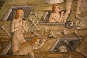 Viimeinen tuomio, n. 1492 tekijältä Giovanni Canavesio