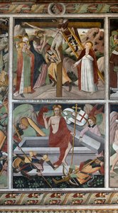 Kohtauksia Kristuksen kärsimyksestä, n. 1492 tekijältä Giovanni Canavesio