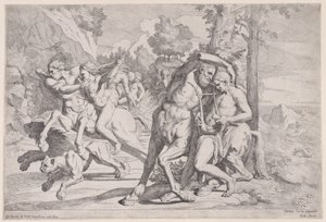 Akilleuksen koulutus, 1650-55. tekijältä Giovanni Cesare Testa