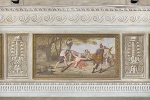 Pyhän Filippuksen ristiinnaulitseminen, Kristuksen tarinat -teoksesta tekijältä Giovanni Chiarini
