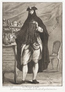 Le Masque au caffé (Naamioitu mies juo kahvia)
