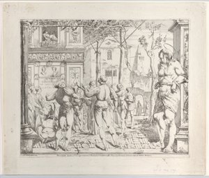 El Martiri de Sant Cristòfol, Secondo Quadro, 1776. finlandèsEl Martiri de Sant Cristòfol, Secondo Quadro, 1776. finlandès tekijältä Giovanni David