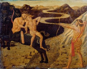 Cassone-paneeli: Hercules pelastaa Deianeiran Nessuksesta