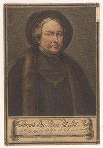 Taiteilija Rembrandt Harmenszin muotokuva. Reinistä Taiteilijoiden muotokuvia (sarjan nimi)
