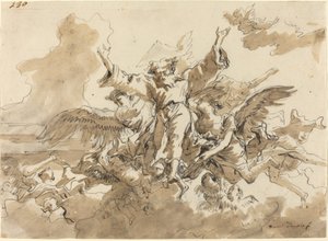 Universumin luominen tekijältä Giovanni Domenico Tiepolo